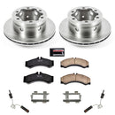 PowerStop OE Stock Replacement Low-Dust Ceramic Brake Pad and Rotor Kit
