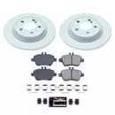 PowerStop Genuine Geomet Coated Rotor and Carbon-Fiber Ceramic Brake Pad Kit