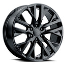 22x9 Replica SES Gloss Black 6x139.7 ET28 wheel/rim
