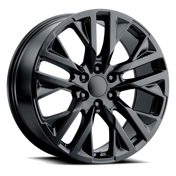 22x9 Replica SES Gloss Black 6x139.7 ET28 wheel/rim