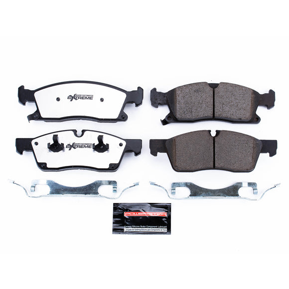 PowerStop Z36 Truck And Tow Carbon-Fiber Ceramic Brake Pads With Hardware