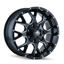 18x9 Mayhem Warrior Black-Milled Wheel/Rim 5x150 8015-8997M
