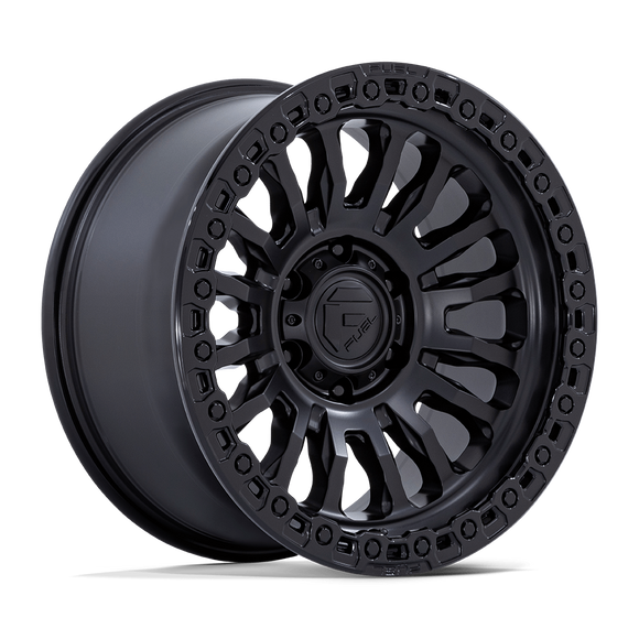 17x8.5 Fuel Off-Road FC857 Rincon Matte Black Gloss Black Lip 5x127 ET-1 Wheel