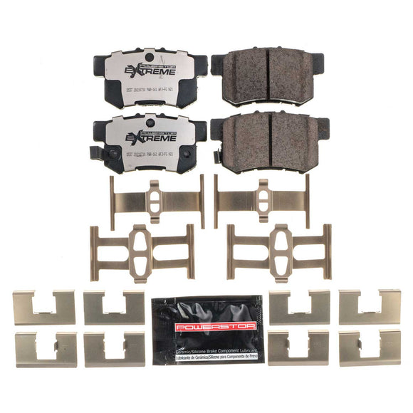 PowerStop Z26 Street Performance Carbon-Fiber Ceramic Brake Pads With Hardware
