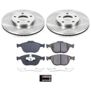PowerStop OE Stock Replacement Low-Dust Ceramic Brake Pad and Rotor Kit