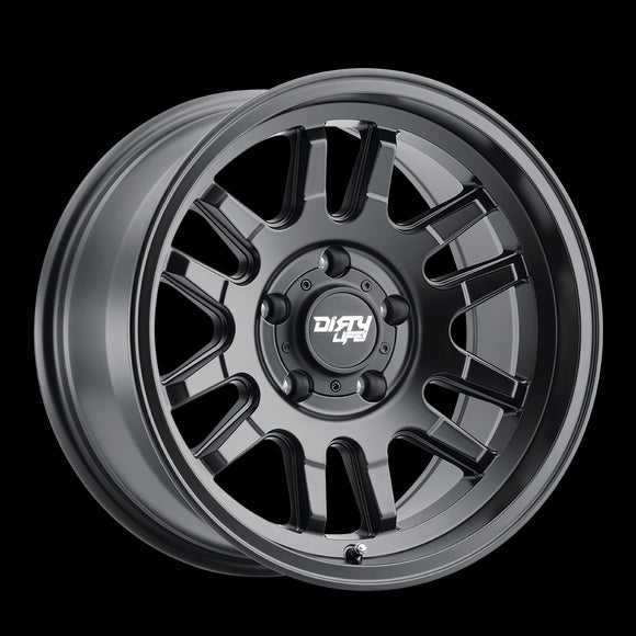 17x9 Dirty Life 9310 Canyon Matte Black 5x127 5x5 ET-12 Wheel Rim