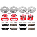 PowerStop Z23 Daily Driver Carbon-Fiber Ceramic Pads Drilled & Slotted Rotor & C