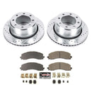 PowerStop Z23 Daily Driver Carbon-Fiber Ceramic Brake Pad and Drilled & Slotted