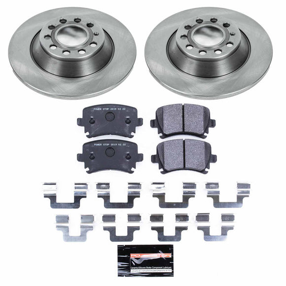 PowerStop Track Day Spec High-Performance Brake Pad and Rotor Kit
