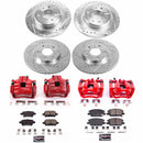 PowerStop Z23 Daily Driver Carbon-Fiber Ceramic Pads Drilled & Slotted Rotor & C
