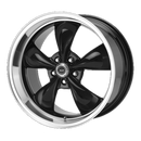 17x7 American Racing Torq Thrust M Black Wheel/Rim 5x114.3 17-7 5-114.3-3