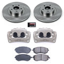 PowerStop OE Stock Replacement Low-Dust Ceramic Brake Pad, Rotor and Caliper Kit