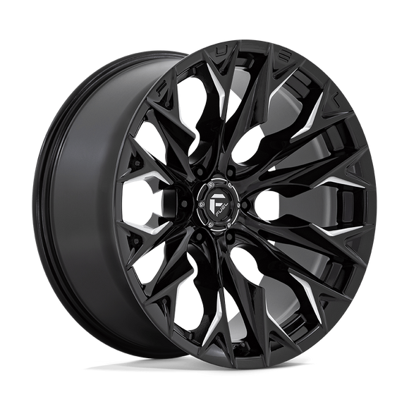 22x10 Fuel Off-Road D803 Flame Gloss Black Milled 6x135 ET-18 CB87.1 Wheel Rim