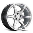19x10.5 Kansei K11S Tandem Hyper Silver 5x114.3 ET12 CB73.1 Wheel