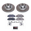 PowerStop Semi-Coated Rotor and Low-Dust Ceramic Brake Pad Kit
