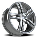 16X7 Vision 640 Nitrous Gunmetal Machined Face Wheel 5x114.3 5x4.5 ET40 CB73.1