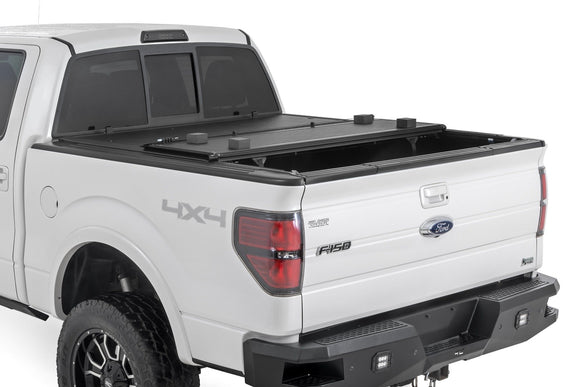 Rough Country Hard Low Profile Bed Cover 5'7" Bed For Ford F150 04-14