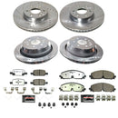 PowerStop Z36 Carbon-Fiber Ceramic Brake Pad with Drilled and Slotted Rotor Kit