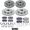 PowerStop OE Stock Replacement Low-Dust Ceramic Brake Pad and Rotor Kit