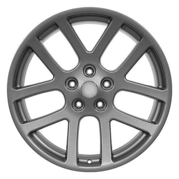 22" Replica Wheel DG51 Fits Dodge RAM Rim 22x10 Gunmetal Wheel