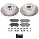 PowerStop Semi-Coated Rotor and Low-Dust Ceramic Brake Pad Kit