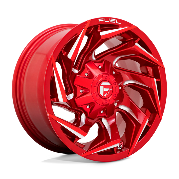 22x10 Fuel Off-Road D754 Reaction Candy Red Milled 8x170 ET-18 CB125.1 Wheel Rim