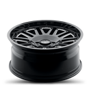 17x9 Thret Offroad Storm-701 Gloss Black/Milled Wheel 6x135 ET-12 CB87.1