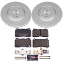 PowerStop Genuine Geomet Coated Rotor and Carbon-Fiber Ceramic Brake Pad Kit