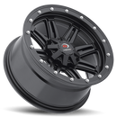 12x7 Vision 550 Five Fifty Matte Black 4x136 ET2.5 Wheel Rim