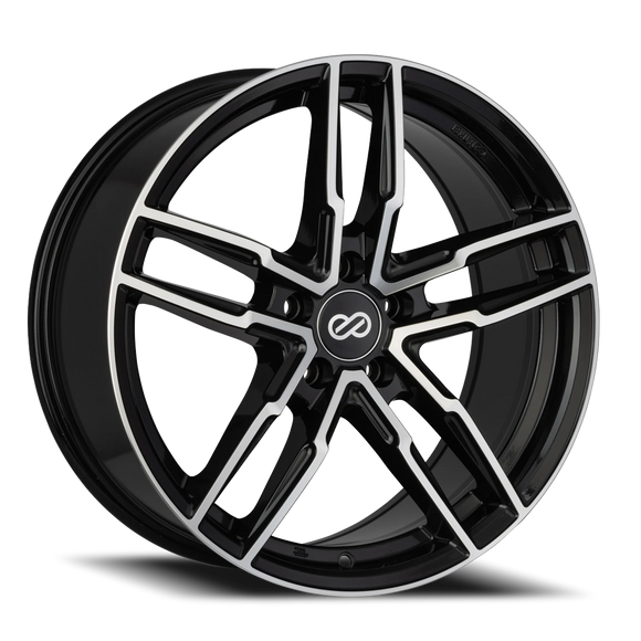 17X7.5 Enkei SS05 Black Mach Wheel/Rim 5x100 ET45 17-7.5 5-100 Each