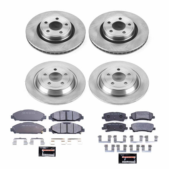 PowerStop Track Day High-Performance Brake Pad and Rotor Kit