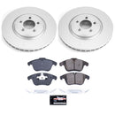 PowerStop Genuine Geomet Coated Rotor and Carbon-Fiber Ceramic Brake Pad Kit