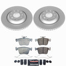 Genuine Geomet Coated Rotor and Carbon-Fiber Ceramic Brake Pad Kit