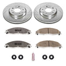 PowerStop Z26 Street Performance Ceramic Brake Pad and Drilled & Slotted Rotor K
