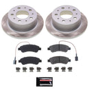 PowerStop Semi-Coated Rotor and Low-Dust Ceramic Brake Pad Kit