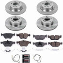 PowerStop OE Stock Replacement Low-Dust Ceramic Brake Pad and Rotor Kit