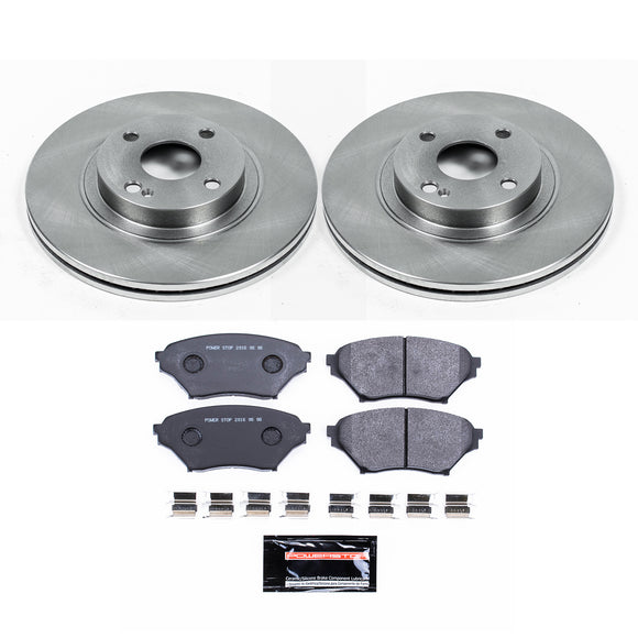 PowerStop Track Day Spec High-Performance Brake Pad and Rotor Kit