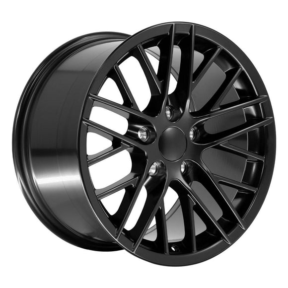 17" Replica Wheel CV08A Fits Chevrolet Corvette - C6 ZR1 Rim 17x9.5 Satin Wheel