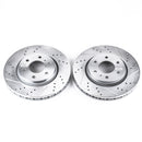 PowerStop Evolution Drilled Slotted Rotors Pair Front For Buick Terraza