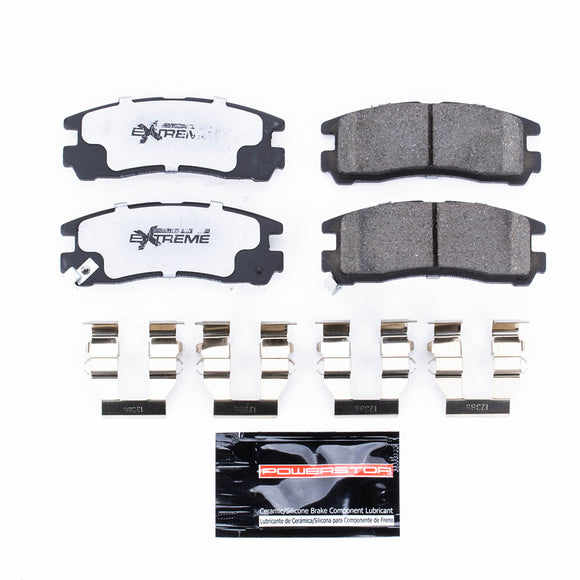 PowerStop Z26 Street Performance Carbon-Fiber Ceramic Brake Pads With Hardware