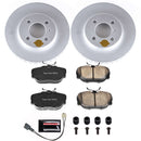 PowerStop Genuine Geomet Coated Rotor and Carbon-Fiber Ceramic Brake Pad Kit