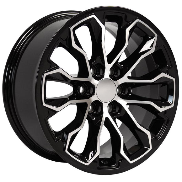 17" Replica CV54 fits Chevrolet Colorado ZR2 17x8 Satin Black