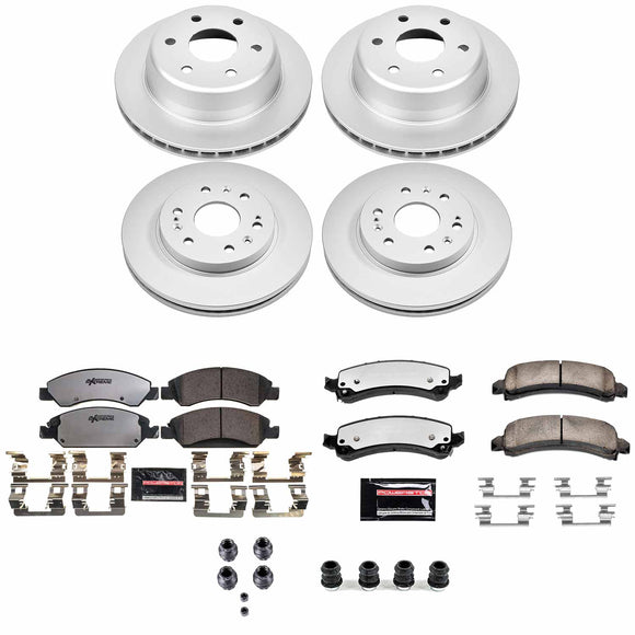 Z36 Truck & Tow Premium Carbon-Fiber Ceramic Brake Pad and Fully Coated Rotor Ki