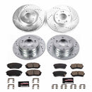 PowerStop Z23 Daily Driver Carbon-Fiber Ceramic Brake Pad and Drilled & Slotted