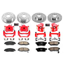 PowerStop Z23 Daily Driver Carbon-Fiber Ceramic Pads Drilled & Slotted Rotor & C