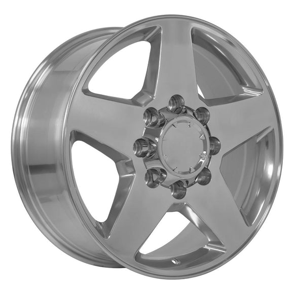 20" Replica Wheel CV91A 8 Lug Fits Chevrolet Rim 20x8.5 Polished Wheel