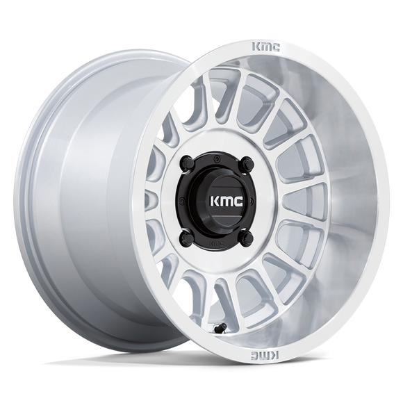 15X10 KMC Powersports KS138 Impact UTV Silver 4X156 ET0 Wheel Rim