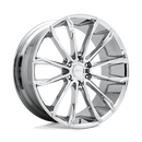 24X10 Dub Clout Chrome 6x135 S251240089+30-2