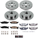 PowerStop OE Stock Replacement Low-Dust Ceramic Brake Pad and Rotor Kit