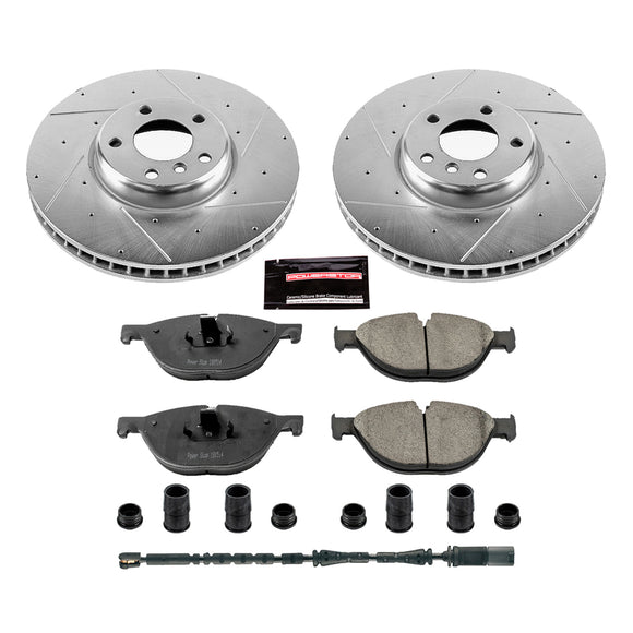 PowerStop Z23 Daily Driver Carbon-Fiber Ceramic Brake Pad and Drilled & Slotted